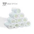 20pcs White 32x12cm