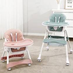 Trona infantil con ruedas – Ajustable y plegable