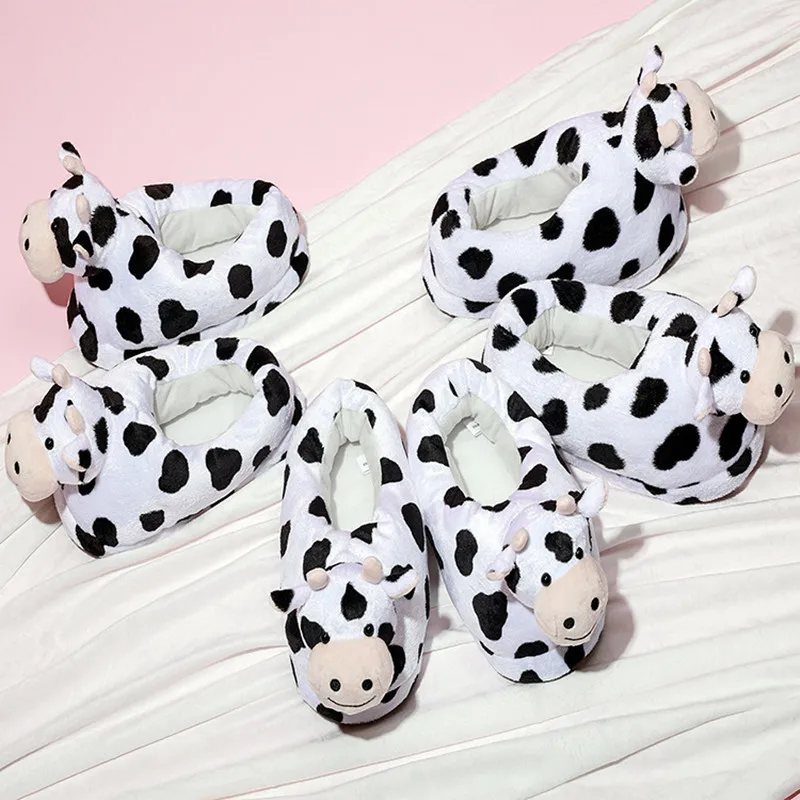 Pantuflas de peluche cálidas para casa – Zapatos planos suaves de algodón - imagen 5