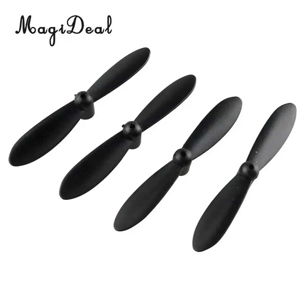 Juego de 20 piezas de hélice de repuesto para Cheerson CX 10 Mini Drone Quadcopter helicóptero RC accesorios negro - imagen 4