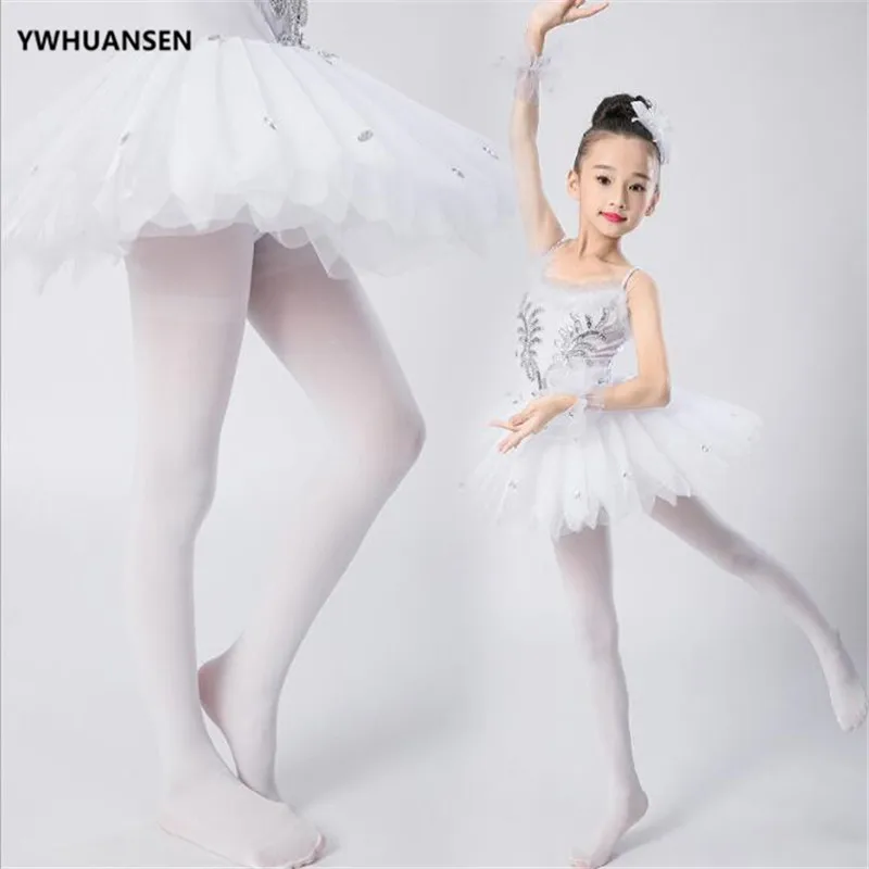 YWHUANSEN pantimedias de ballet para niñas - caramelo, terciopelo - imagen 5