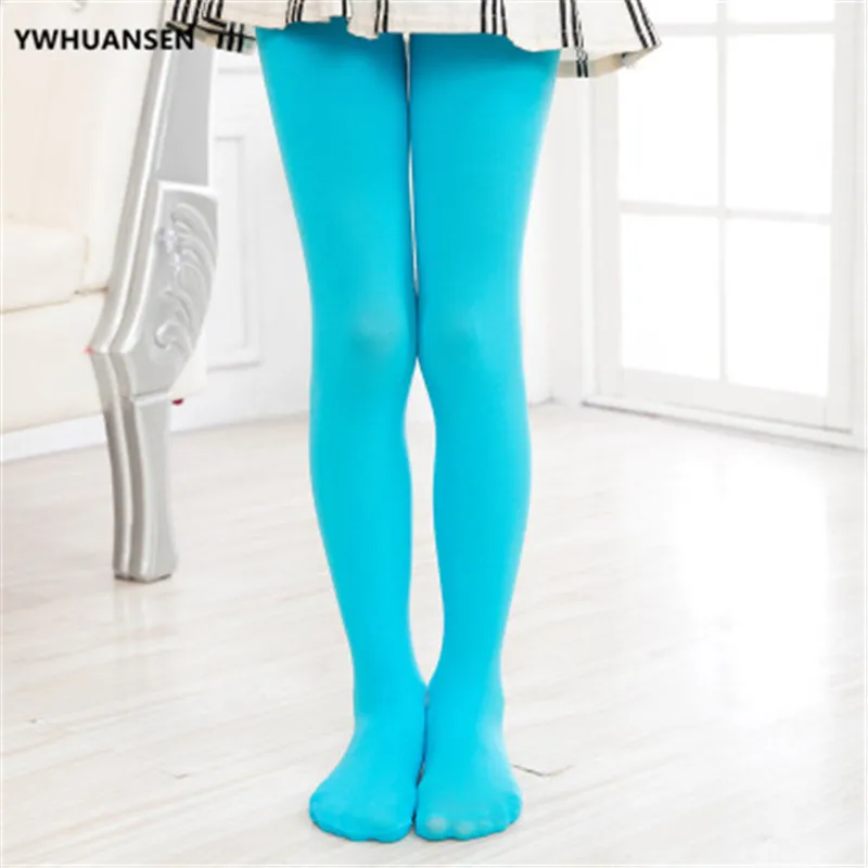 YWHUANSEN pantimedias de ballet para niñas - caramelo, terciopelo - imagen 2
