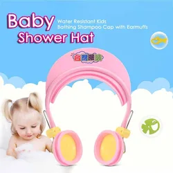 Gorro de ducha con protector de orejas para bebé