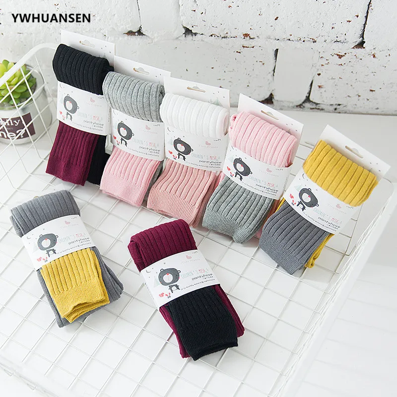 Leggings de algodón de retales de doble aguja para niñas, mallas de primavera y otoño para niños, Legging Infantil de moda - imagen 4