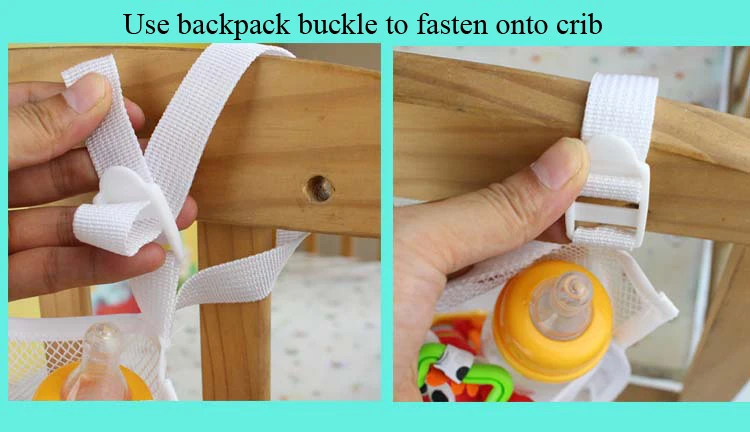 Organizador de cuna con bolsa colgante – Accesorio para accesorios de bebé