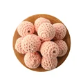 Peachy Crochet Beads