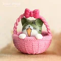 Pink Round Basket