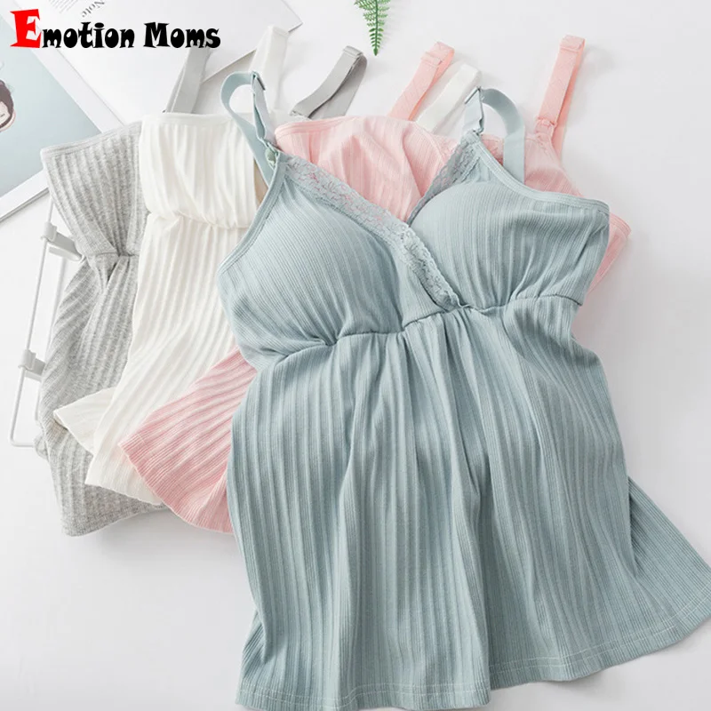 Top de lactancia sin mangas inalámbrico para maternidad