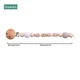 Gray Pacifier Chain