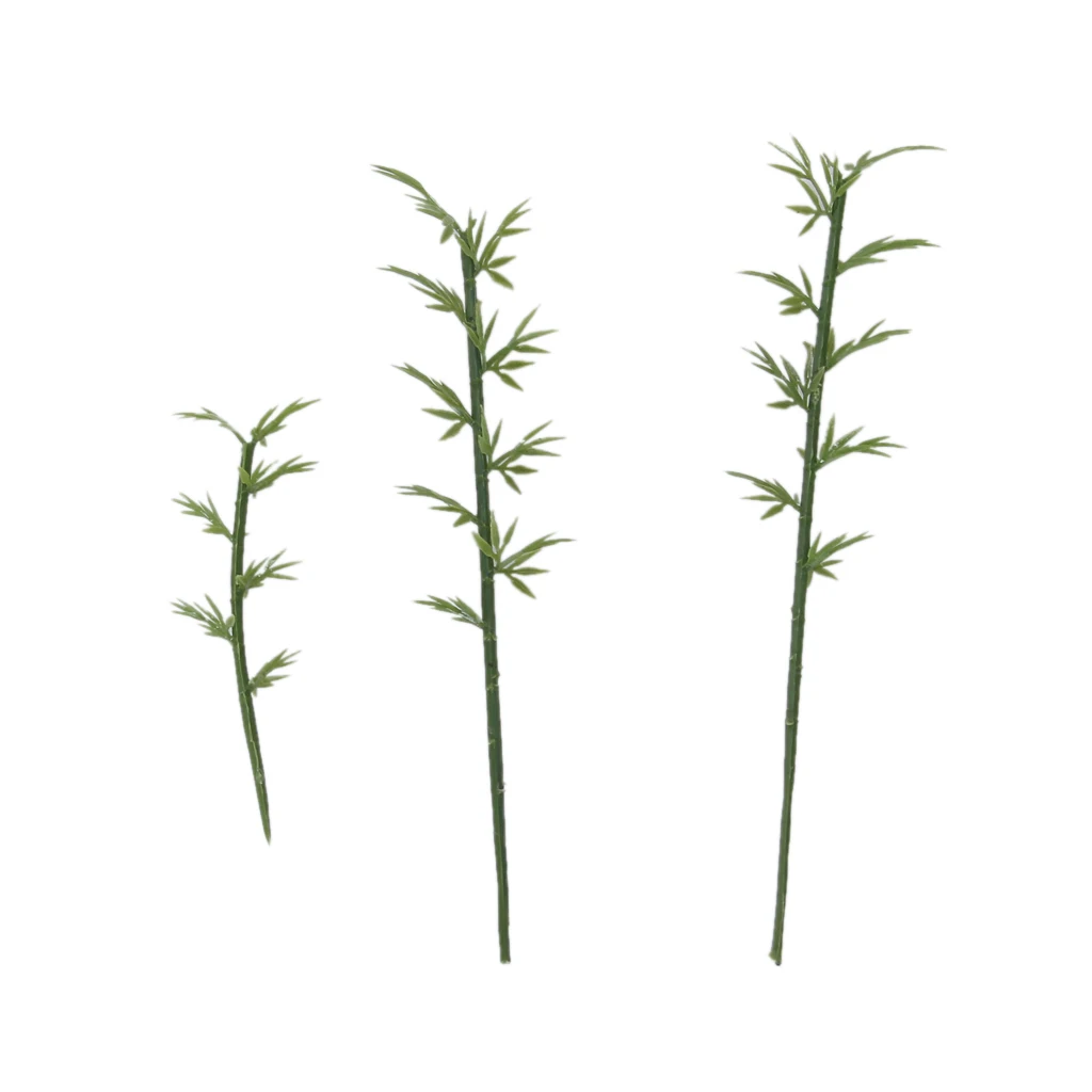 Pack of 100 Model Trees Landscape Bamboo Trees 4 Scale 1:75, 1:100,1:200 ,1/300
