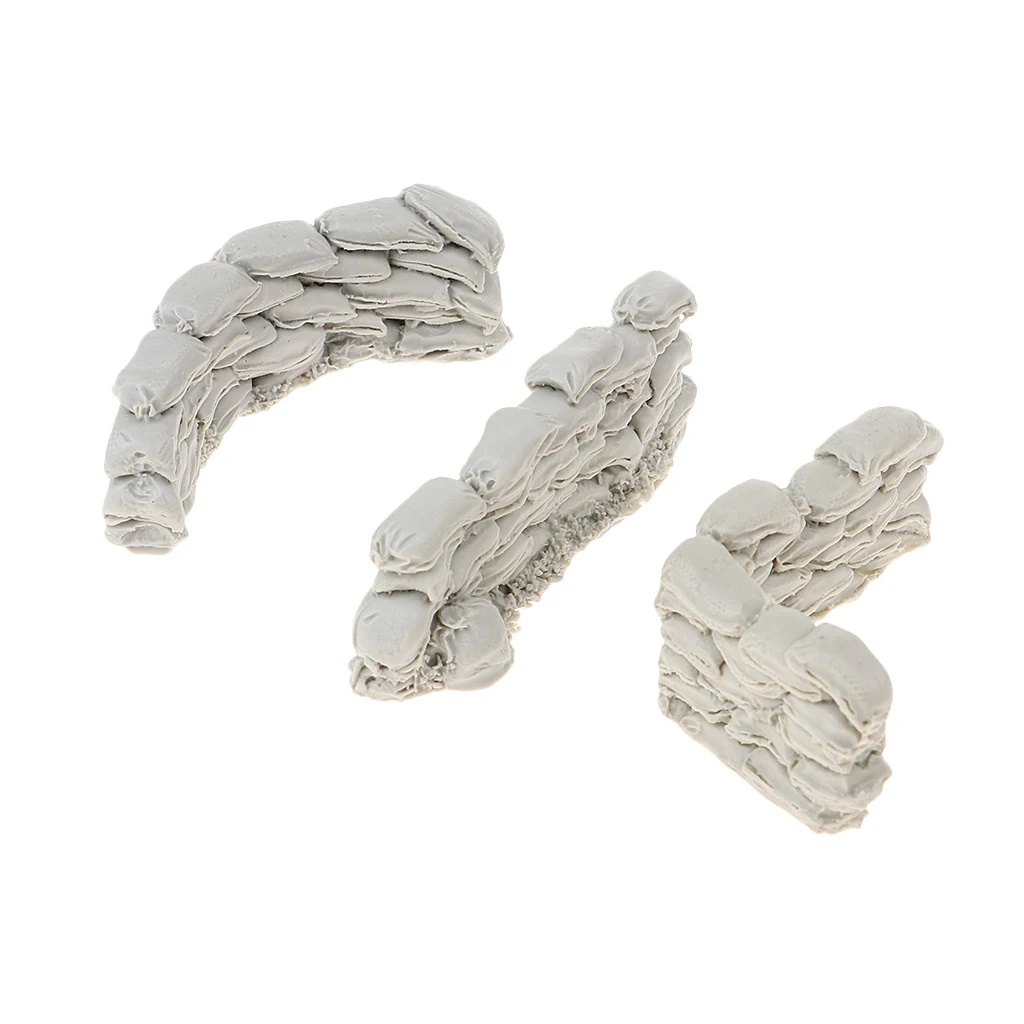 1/35 Resin Soldier Scenario Accessories Sandbag Walls Combination Resin Kit 1/35 Resin Soldier Scenario Accessories