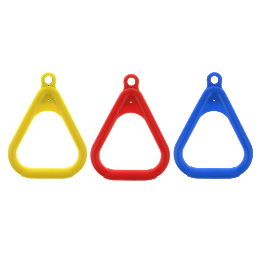 3pcs Swing Bar Rings Set - Backyard Outdoor Gymnastic Ring, Monkey Ring, Climbing Ring and Obstacle Ring