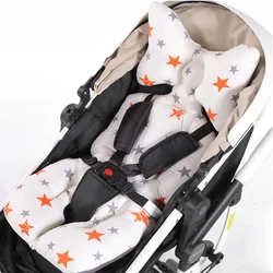 Funda de asiento estampada en algodón para carrito de bebé