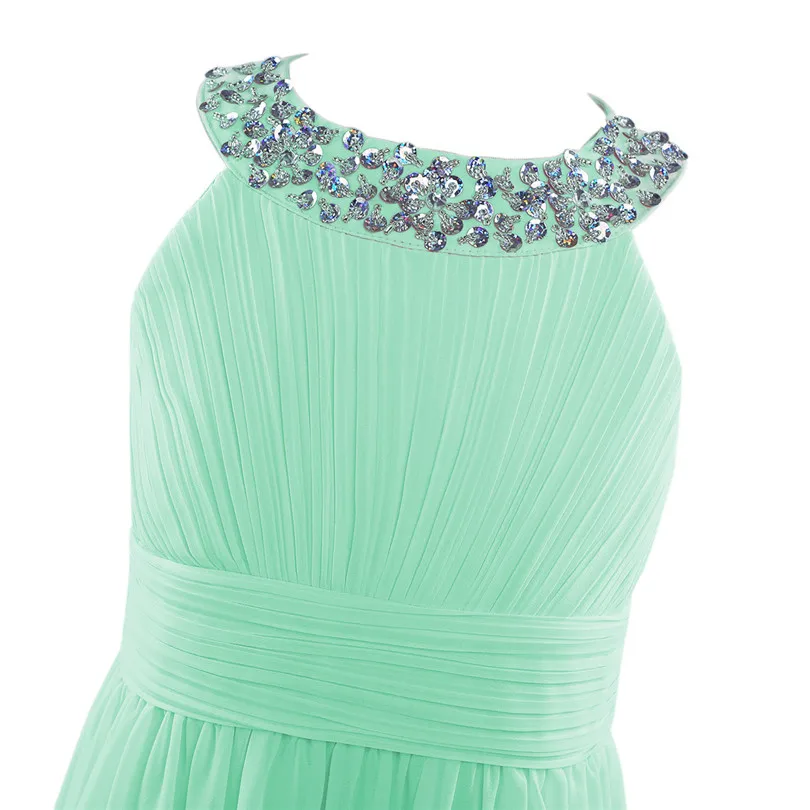 Vestido de fiesta Formal con flores bordadas para niñas de 4 a 14 años, vestido de fiesta de graduación, princesa, dama de honor, boda, vestido tutú de primera comunión para niños - imagen 5