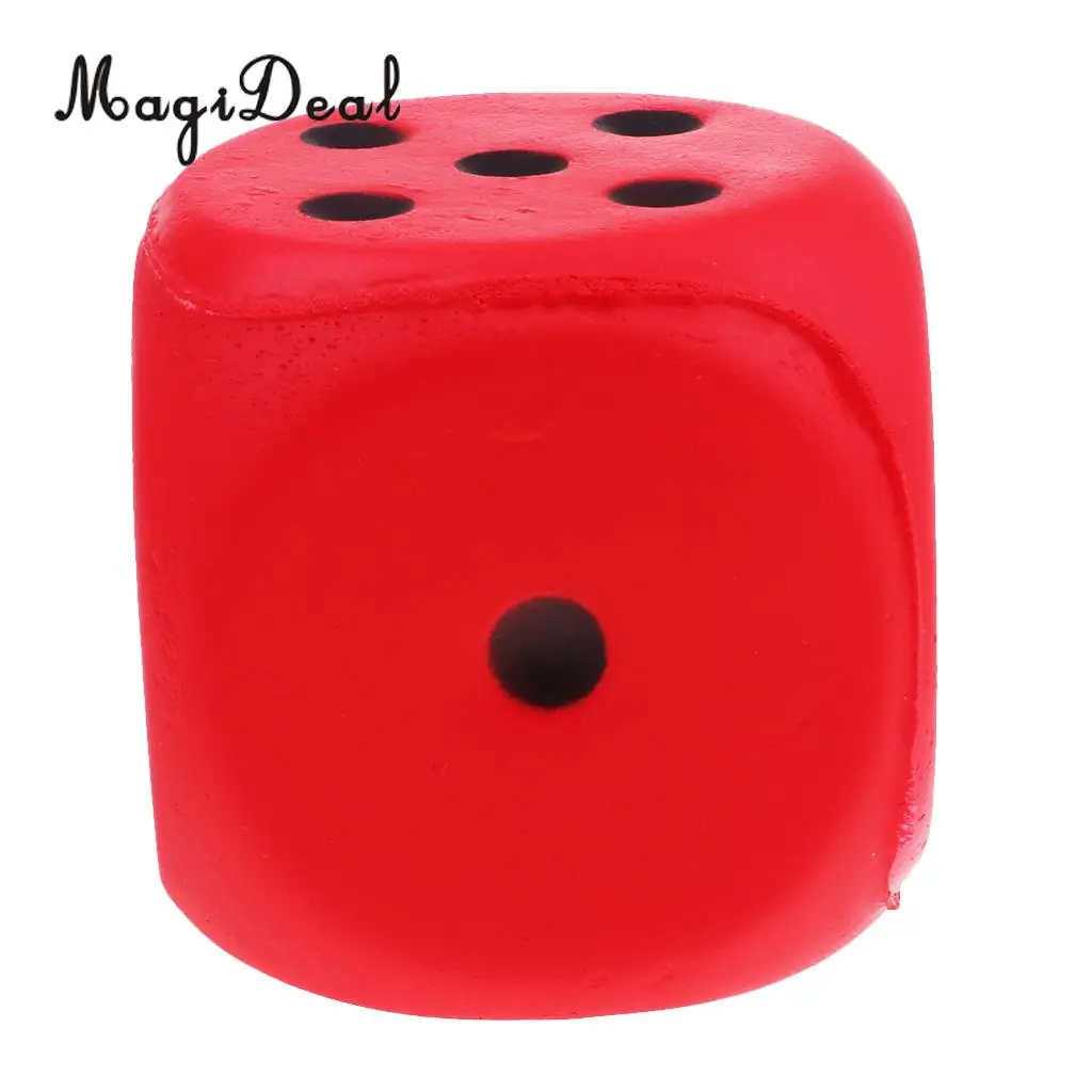 Sponge Dice Foam Dot Dice Playing Dice for Teaching Education Toy Green
