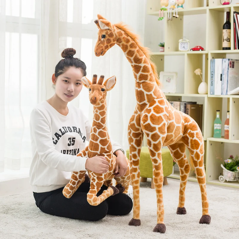Juguete de peluche jirafa gigante suave – Regalo ideal para niños - imagen 2