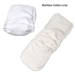 Insertos de algodón y bambú para pañales lavables absorbentes