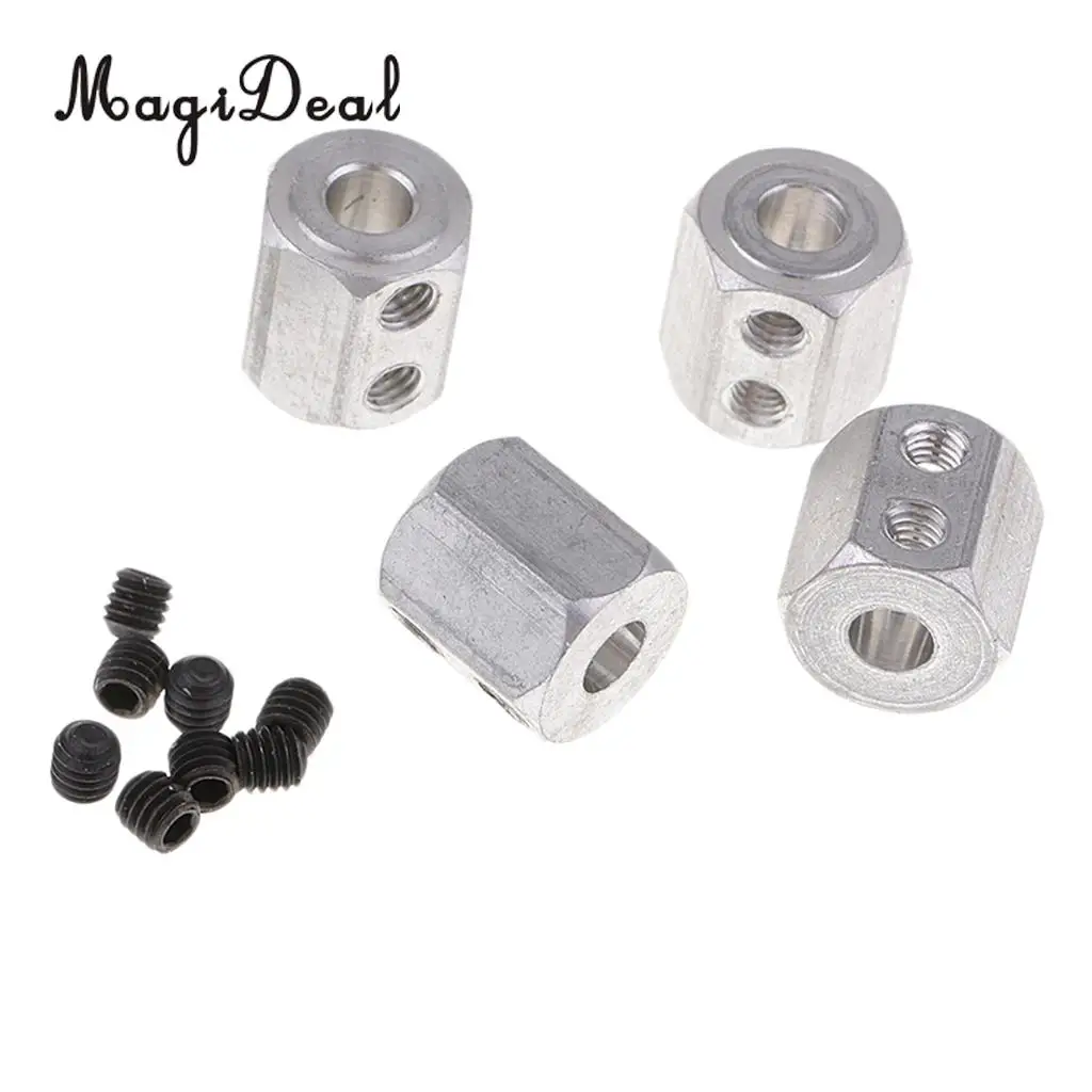 1/10 RC Car 4x 12mm Wheel Rim Hub Hex Adapter Connectors 08065 for HSP Accessory