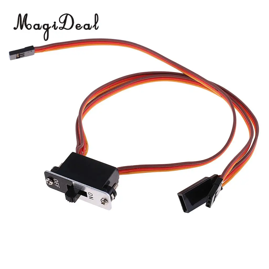 MagiDeal JR Style 3 Way On/Off Power Switch Set for RC Car Truck Boat Vehicle Remote Control Parts 26cm