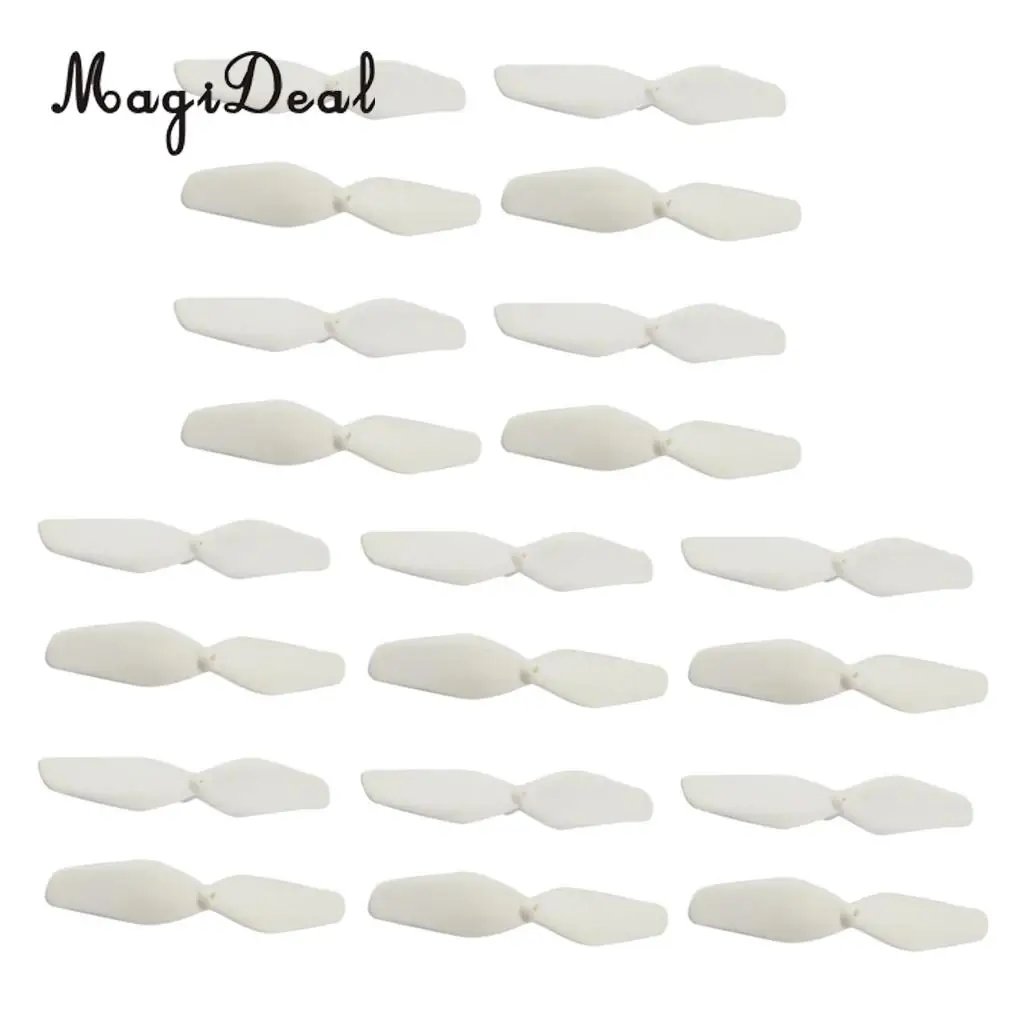 MagiDeal 20Pcs/Lot Propellers Prop CW CCW for SYMA X22 X22W X21 X21W RC Helicopter Quadcopter UAV Drone Spare Parts