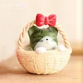 White Round Basket
