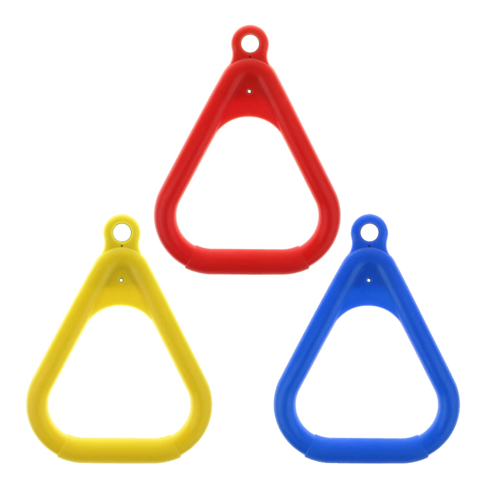 3pcs Swing Bar Rings Set - Backyard Outdoor Gymnastic Ring, Monkey Ring, Climbing Ring and Obstacle Ring
