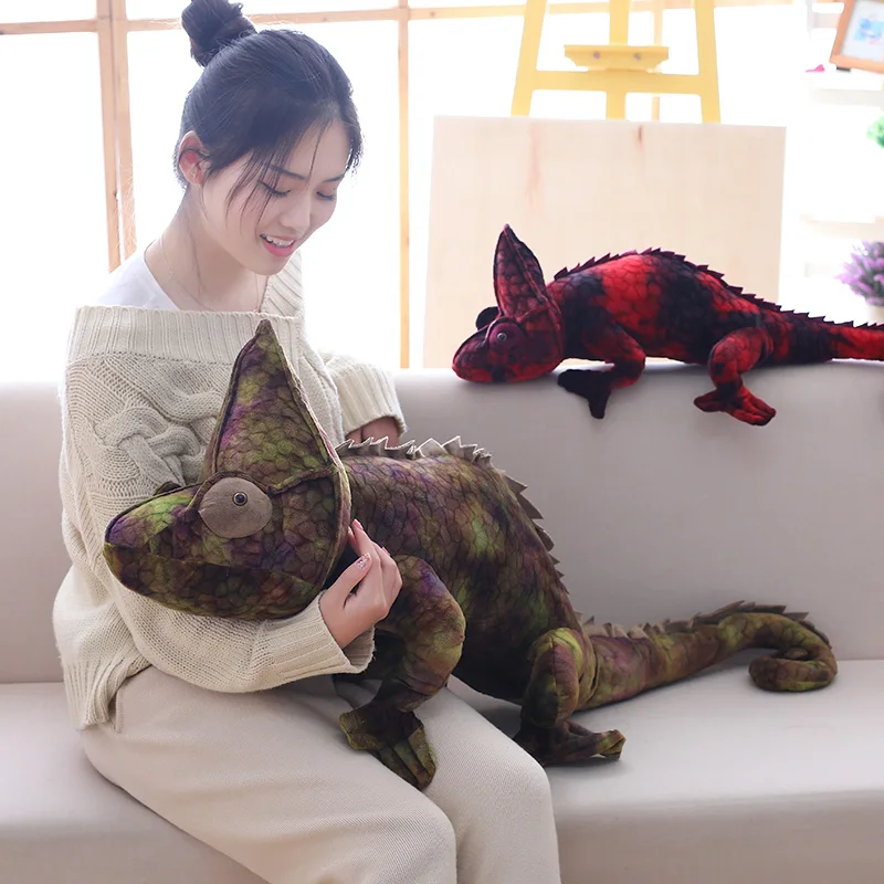 Peluche camaleón gigante blandito: regalo original para niños - imagen 2