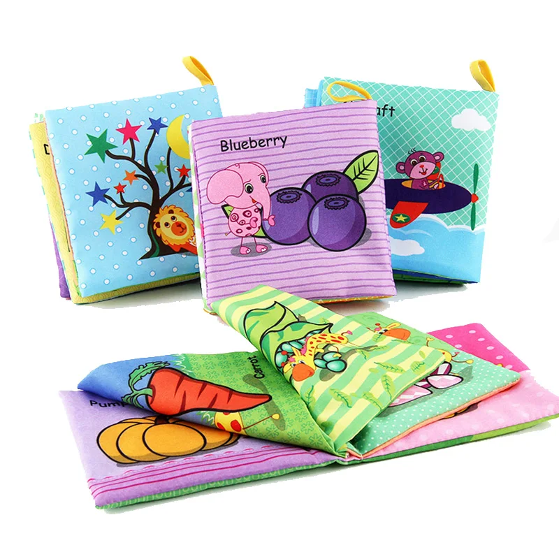 Móvil de cuna con sonajeros y libro sensorial de tela - imagen 2