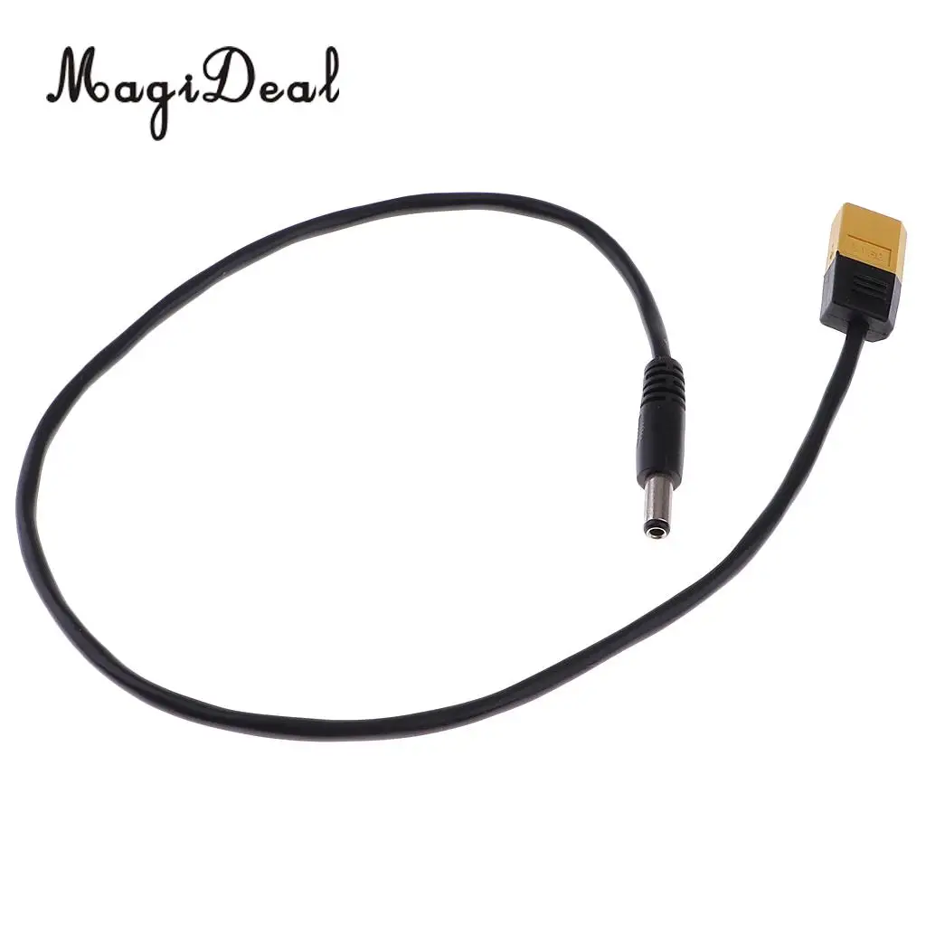 MagiDeal High Quality 45cm TS100 XT60 Bullet Connector to Male DC5525 Power Cable for Fly FPV Multirotor Field Repairs Apply