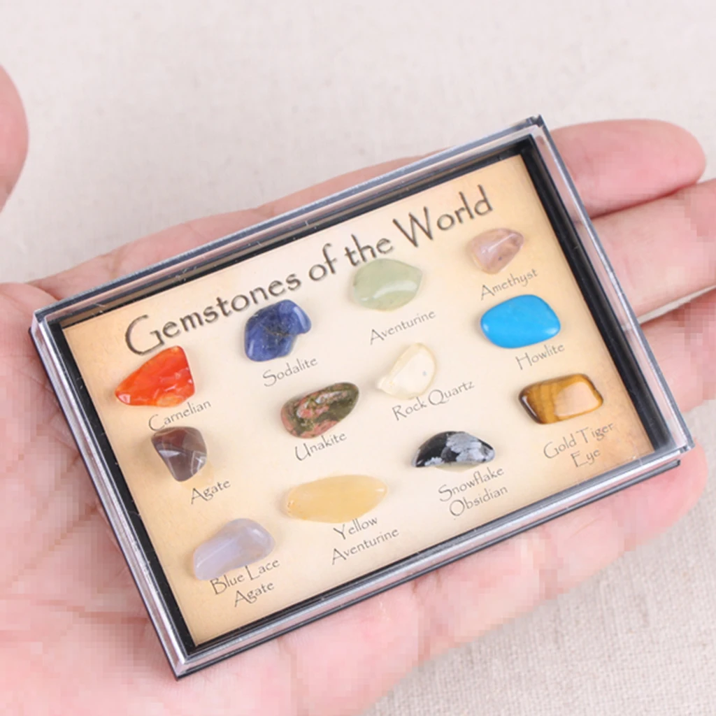 Rock & Mineral Collection Geology Science Kit Earth Science Toy - Pack Of 15