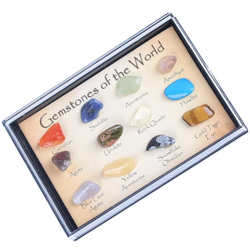 Rock & Mineral Collection Geology Science Kit Earth Science Toy - Pack Of 15
