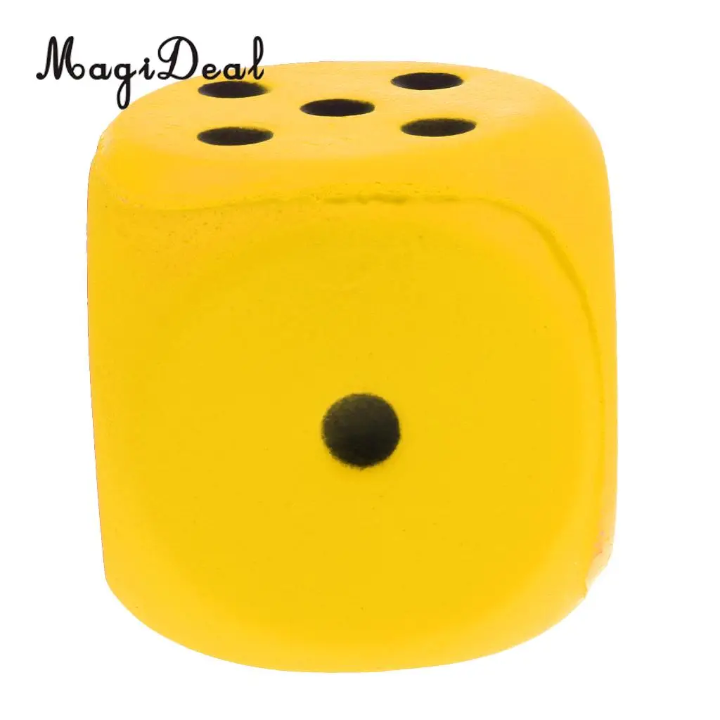 Sponge Dice Foam Dot Dice Playing Dice for Teaching Education Toy Green