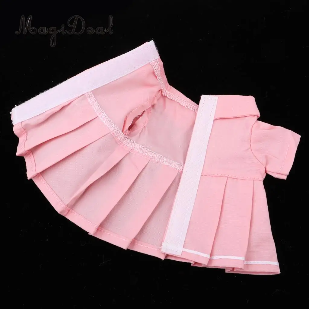 School Style Pleated Dress Socks Suit for Mellchan 9-11inch Reborn Girl Baby Dolls Clothes Accessories