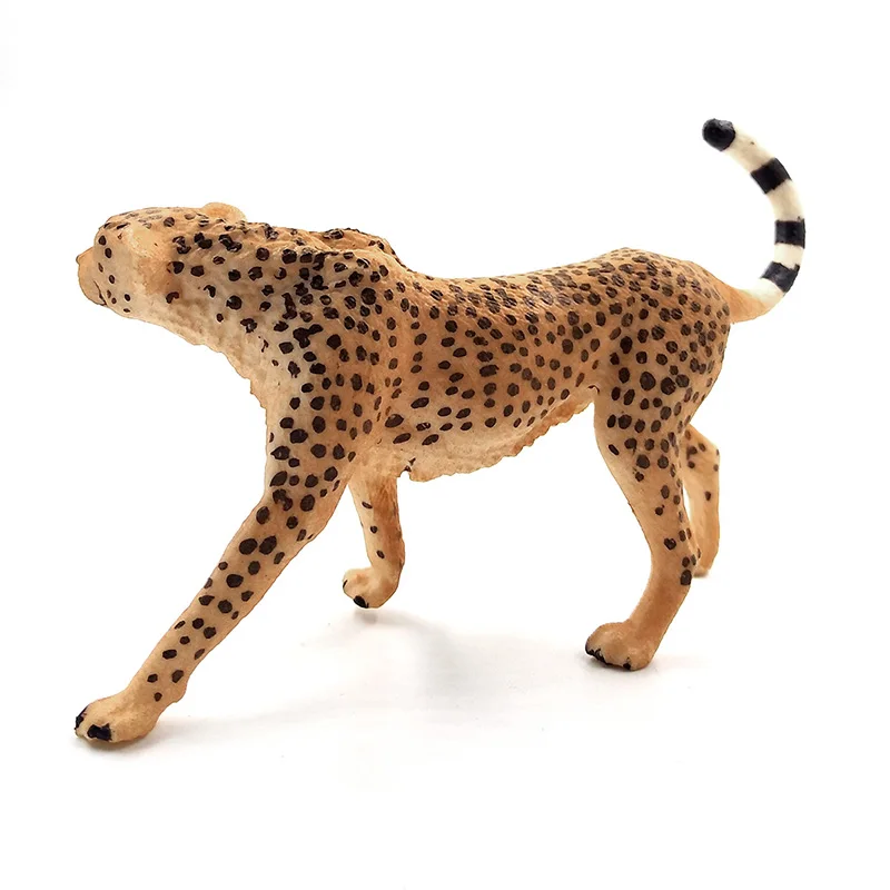 Simulación de cabra, guepardo, leopardo, modelo Animal, figura de oveja, decoración del hogar, accesorios de decoración de jardín de hadas en miniatura - imagen 3