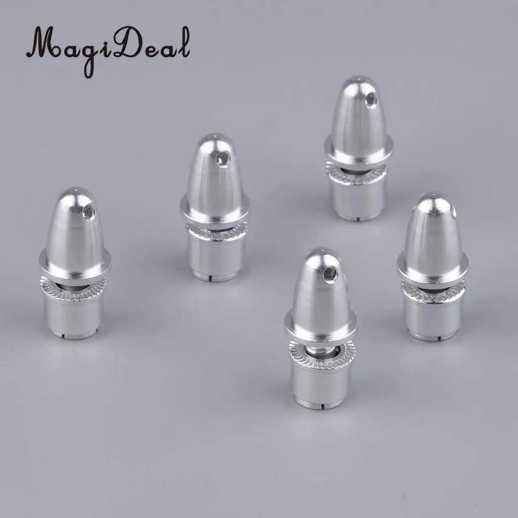 5pcs 3mm/3.17mm/4mm Aluminum Bullet Propeller Adapter Collet Holder for Brushless Motor Prop
