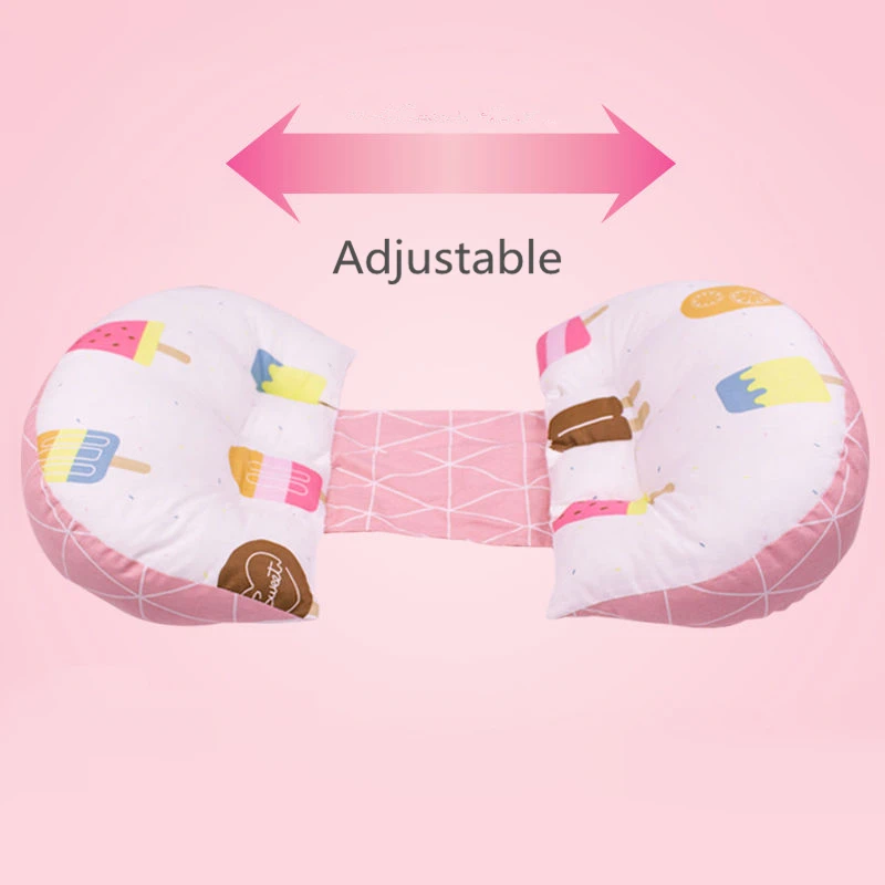 Almohada suave de embarazo ajustable para descansar de lado