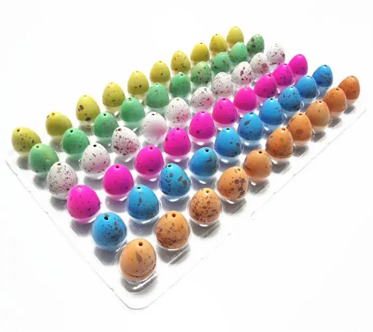 Juguetes de mordaza para niños, lote de 10 unidades, huevos de dinosaurio, animales en crecimiento, juguetes educativos para niños, regalos GYH - imagen 4