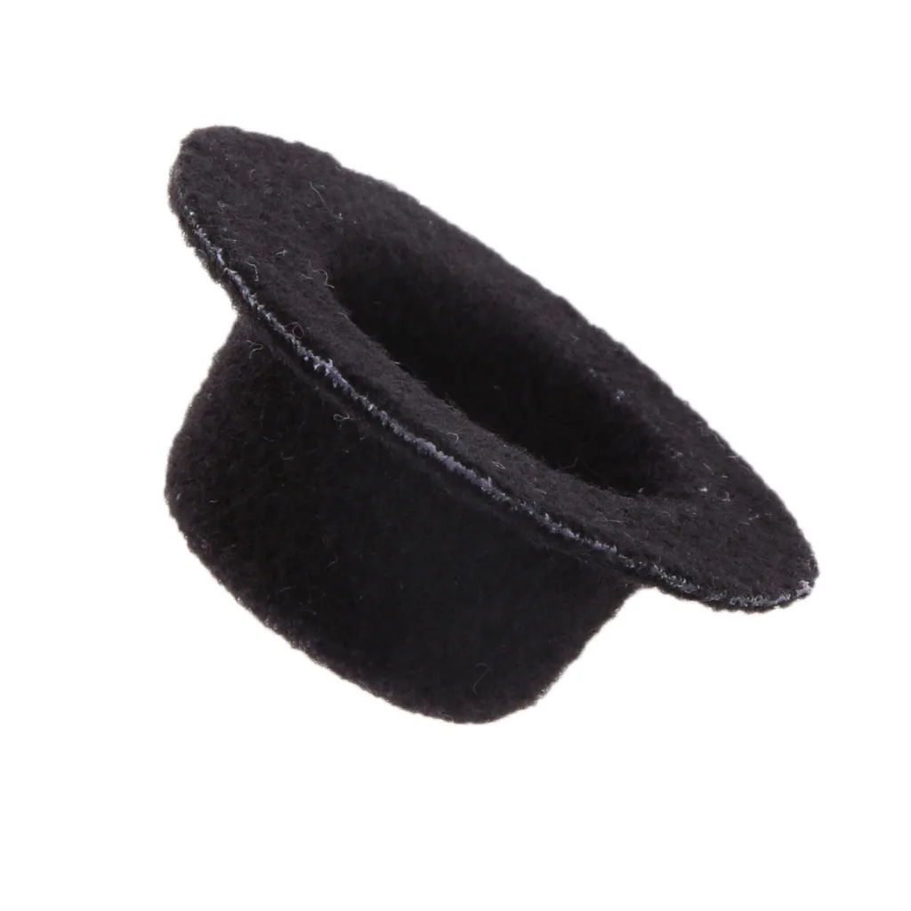 1:12 Scale Doll House Miniature Black Bowler Hat Cap Home Wall Accessories
