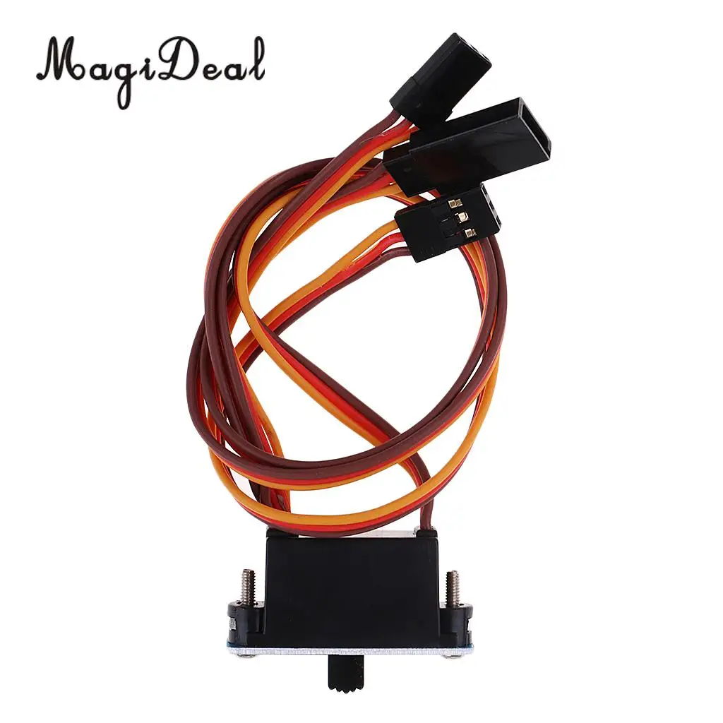 MagiDeal JR Style 3 Way On/Off Power Switch Set for RC Car Truck Boat Vehicle Remote Control Parts 26cm