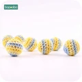 yellow-blue crochet