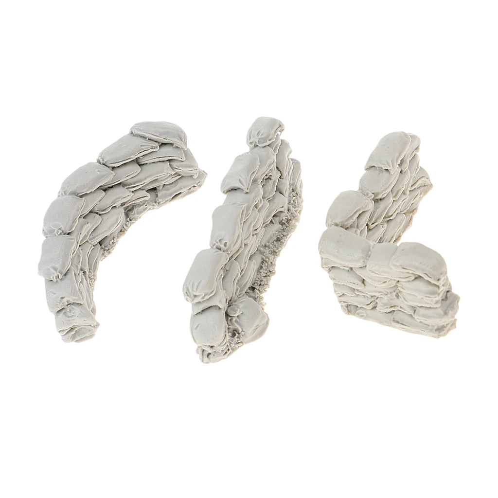 1/35 Resin Soldier Scenario Accessories Sandbag Walls Combination Resin Kit 1/35 Resin Soldier Scenario Accessories