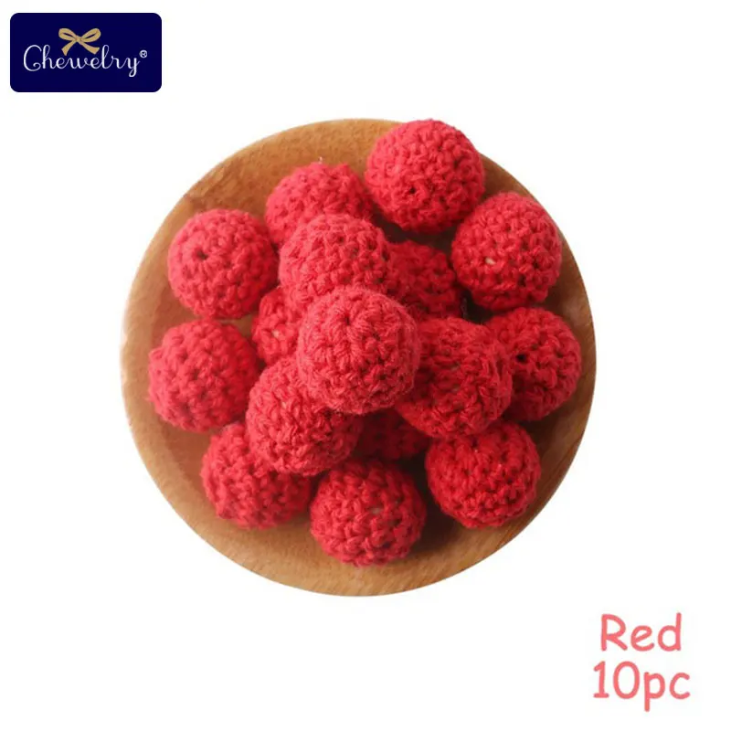 Red Crochet Beads