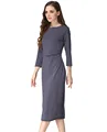 Navy grey stripe