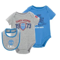 Peleles de manga corta para bebé, conjunto de ropa de verano para recién nacido, Infantil, KF306, 3 uds. Por lote