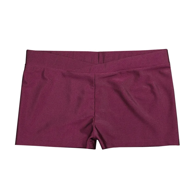IEFiEL-pantalones cortos con cintura frontal en V para niños y niñas, Shorts para Yoga, deportes, entrenamiento, gimnasio, baile gimnástico - imagen 5