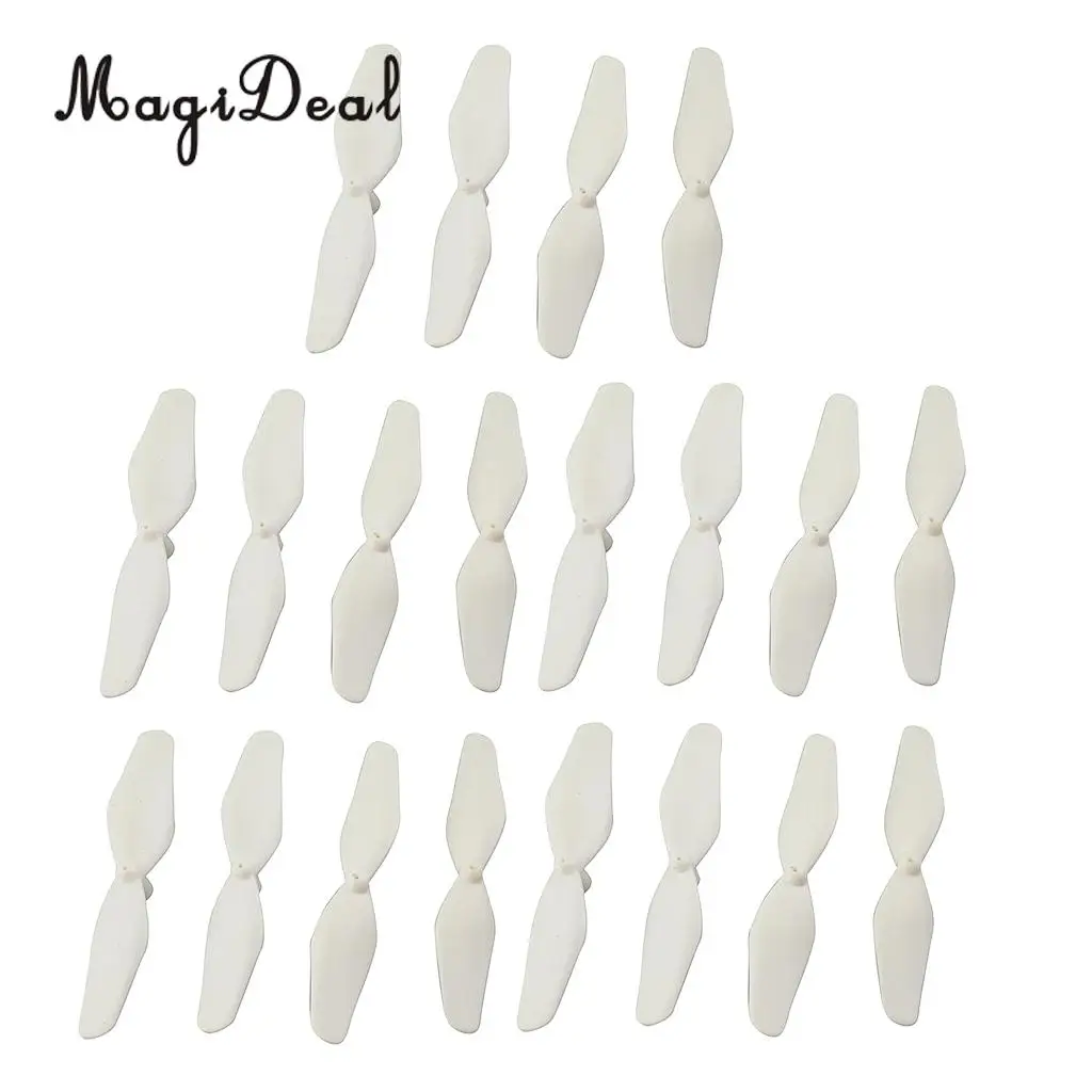 MagiDeal 20Pcs/Lot Propellers Prop CW CCW for SYMA X22 X22W X21 X21W RC Helicopter Quadcopter UAV Drone Spare Parts