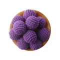 Purple Crochet Beads