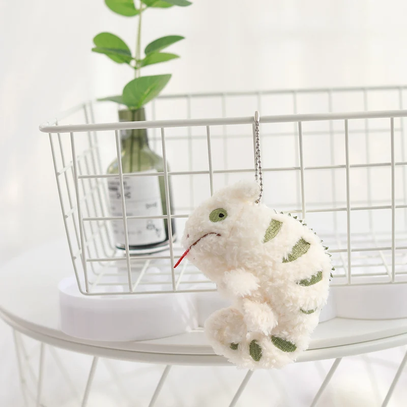 Llavero de peluche de camaleón – Colgante suave para niños - imagen 3