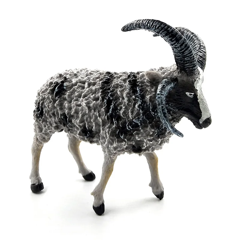 Simulación de cabra, guepardo, leopardo, modelo Animal, figura de oveja, decoración del hogar, accesorios de decoración de jardín de hadas en miniatura - imagen 5