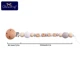 Gray Pacifier Chain